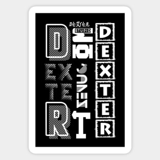 Typoghraphy Dexter Sticker